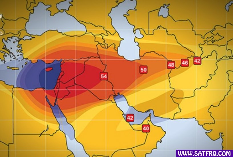 Amos 2 Middle East Abdeckung