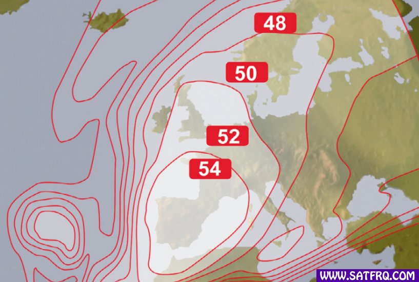 Hispasat 1C Europe Beam