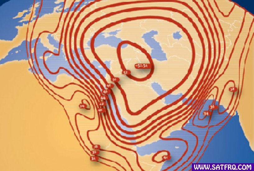 Hellas Sat 2 S2 Zone de Couverture