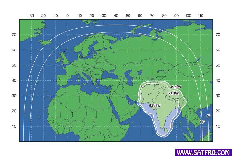 Express AM7 KU Band Fixed 3 Beam