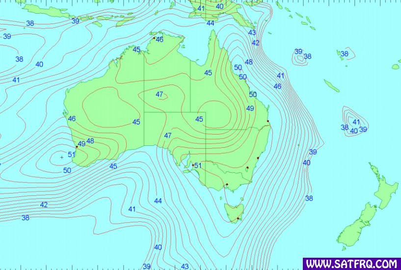 Optus 10 FNA Beam