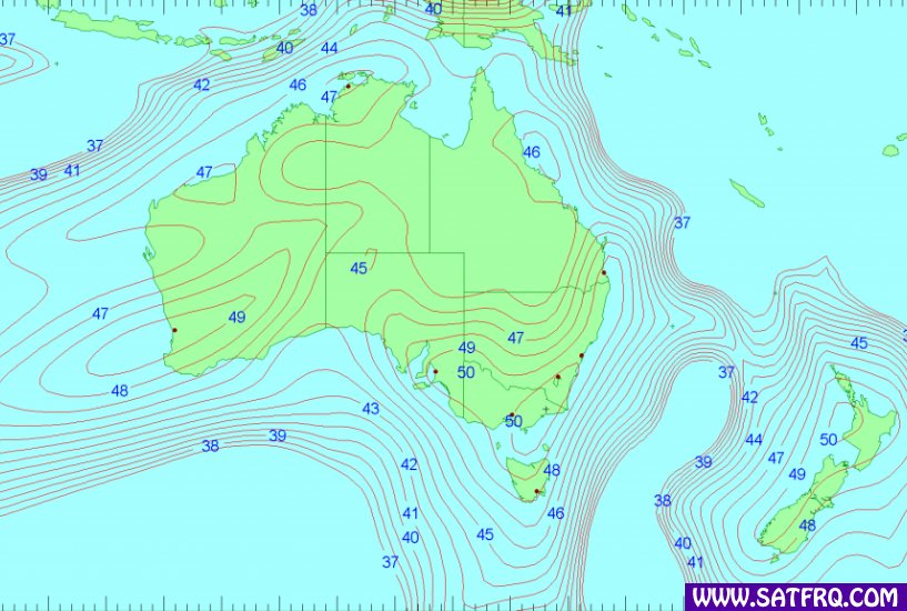 Optus 10 FNANZ Beam