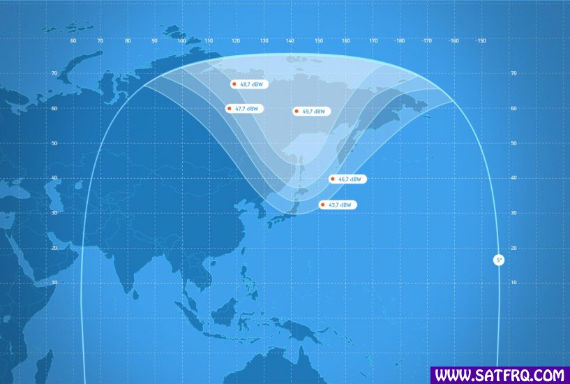 Express AM5 C Band Steerable Beam