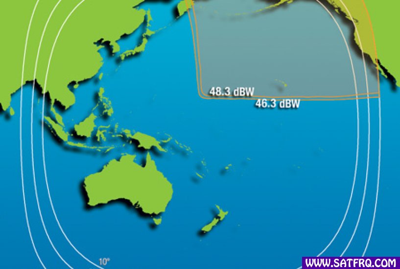 Intelsat 19 Northeast Pacific Abdeckung