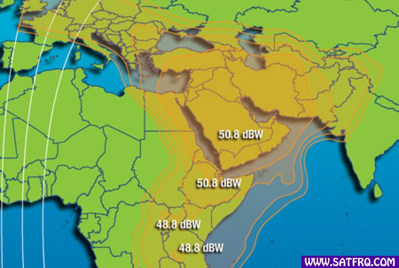 Intelsat 22 Middle East Africa Kapsama Alanı