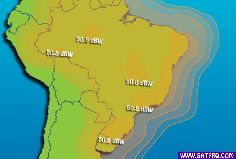 Intelsat 21 Brazil Kapsama Alanı