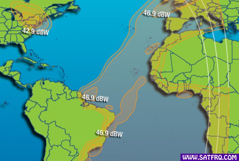 Intelsat 21 Mobility Abdeckung