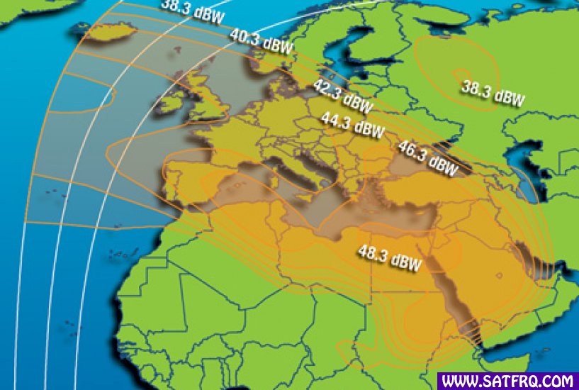 Intelsat 10 Europe Middle East Beam