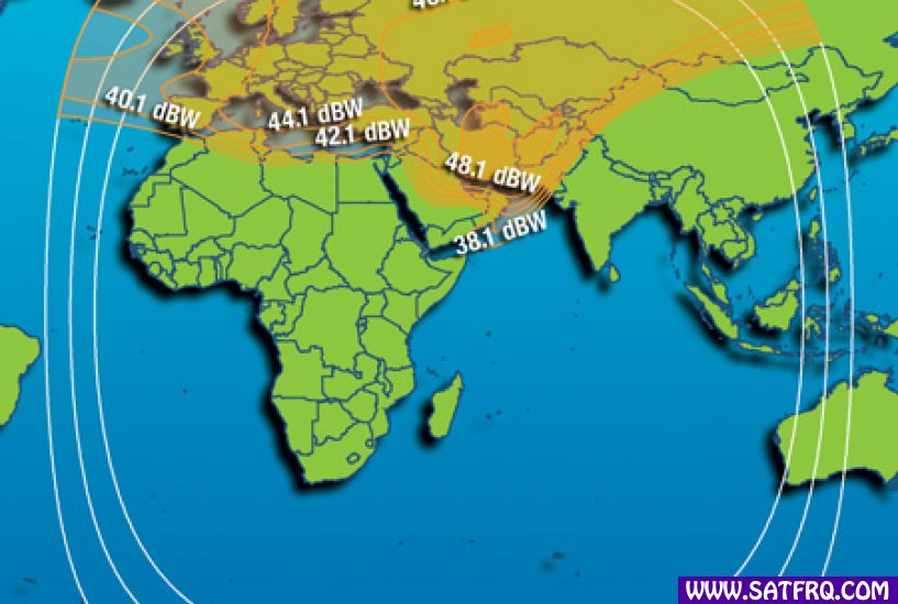 Intelsat 10 Europe Stans Zone de Couverture