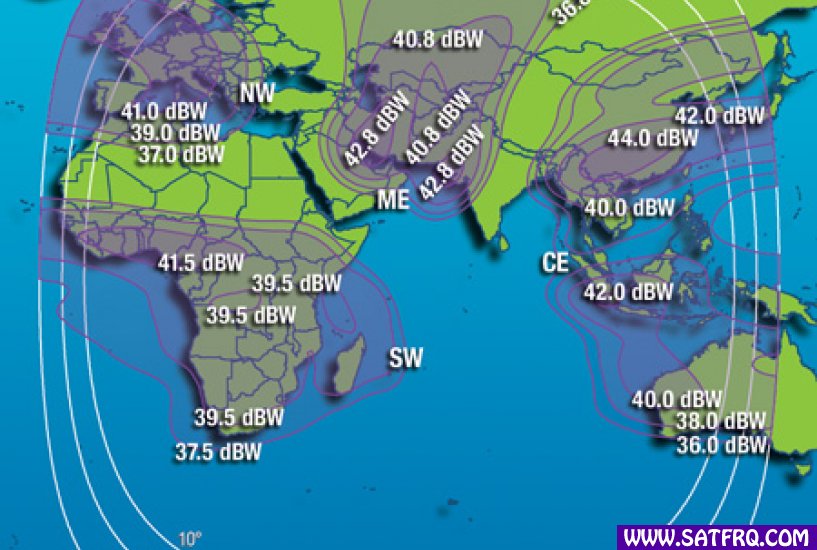 Intelsat 904 C Band Zone Abdeckung