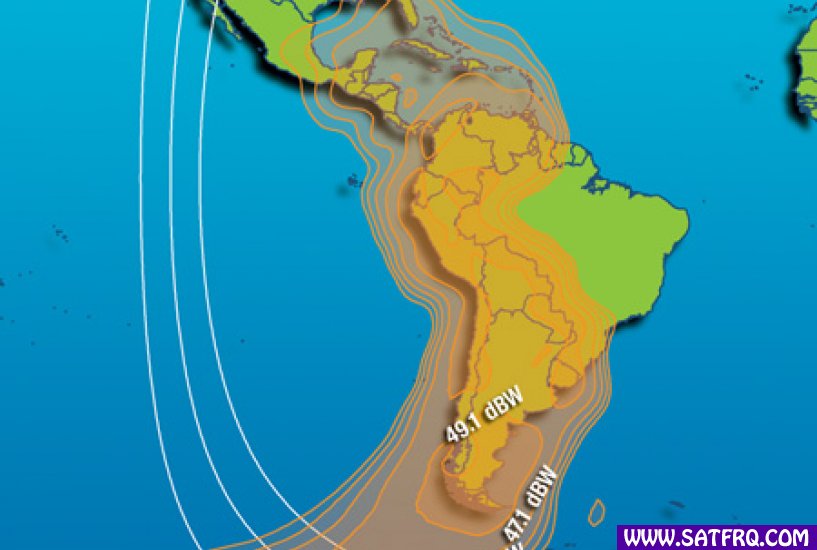 Intelsat 14 Americas Abdeckung