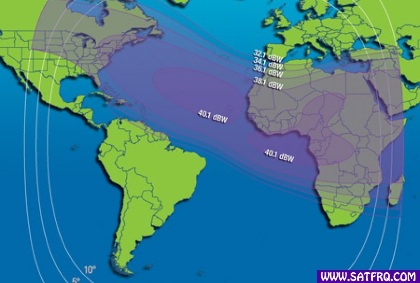 Intelsat 25 C Band US Africa Kapsama Alanı