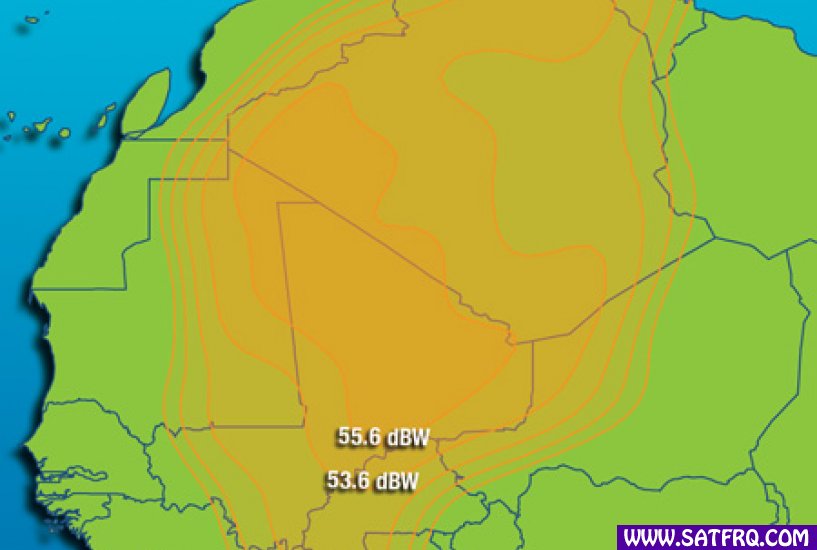 Intelsat 25 West Africa Abdeckung