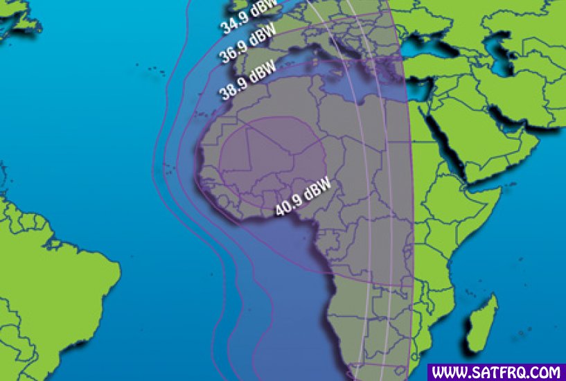 Intelsat 1R C Band Europe Africa Abdeckung