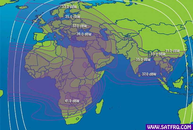 Intelsat 26 C Band Landmass Zone de Couverture