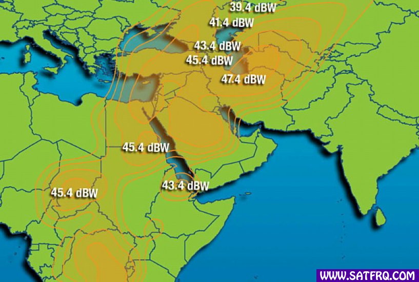 Intelsat 26 Middle East Abdeckung