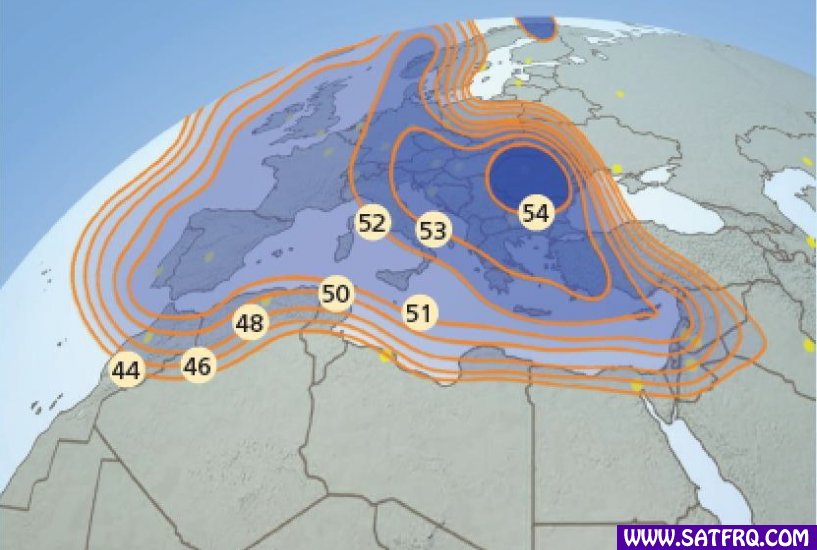 Hellas Sat 3 Europe Beam