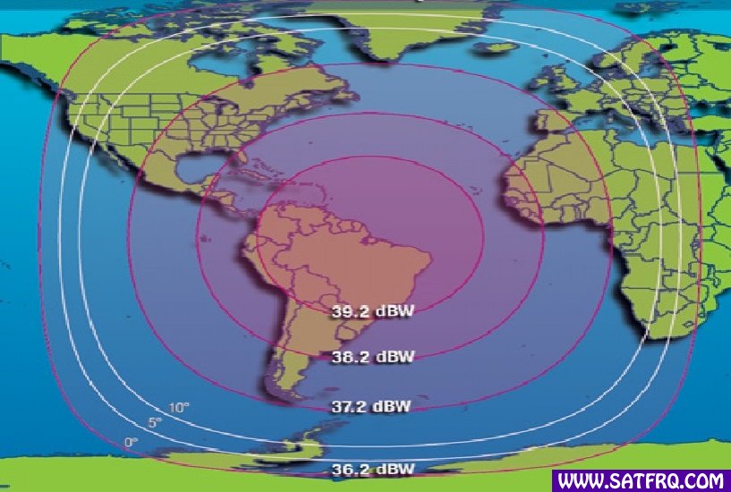 Intelsat 29e KA Band Kapsama Alanı