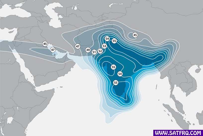 SES 9 South Asia Beam