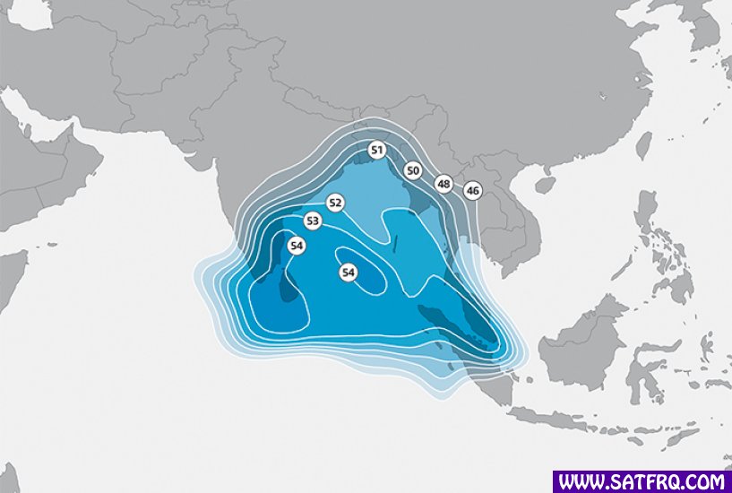 SES 9 East Indian Ocean Zone de Couverture