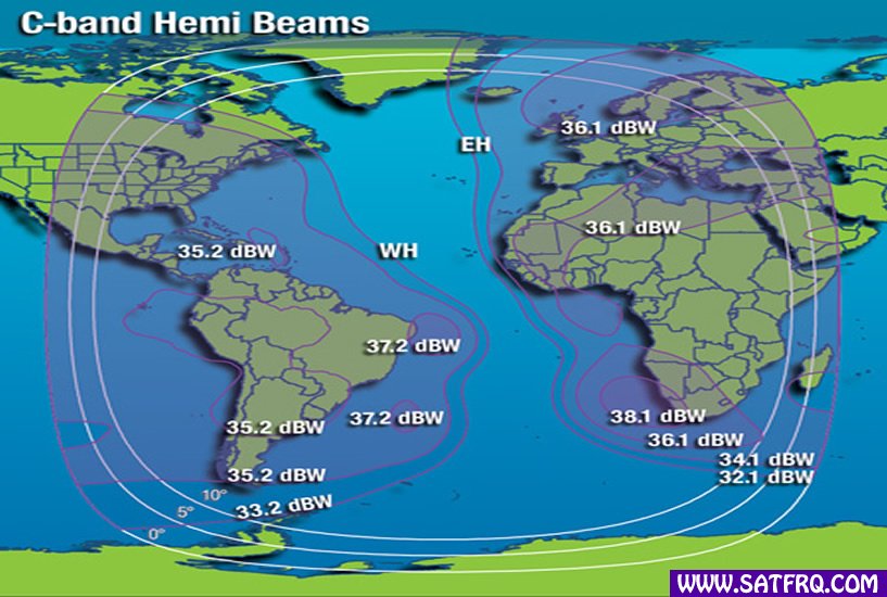 Intelsat 701 C Band Hemi Abdeckung