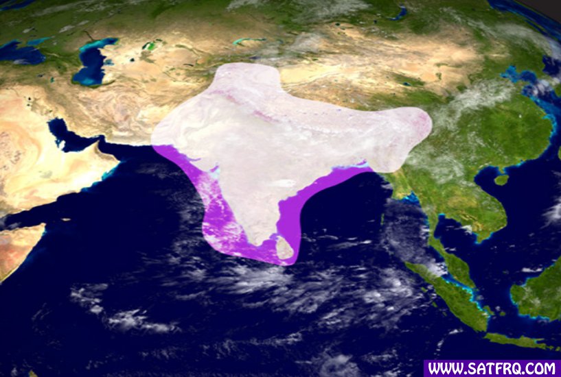 Thaicom 8 India Kapsama Alanı