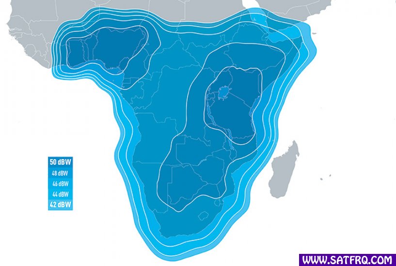 Eutelsat 7C Africa Kapsama Alanı